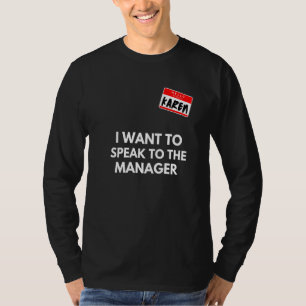 Karen I Want To Speak To The Manager Halloween Co T-Shirt