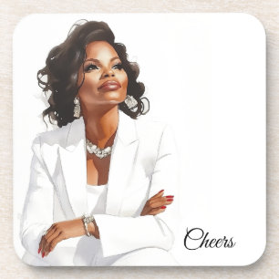 Karen Renee by KAB Elegant Coaster for Black Women