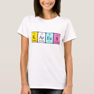 Karess periodic table name shirt