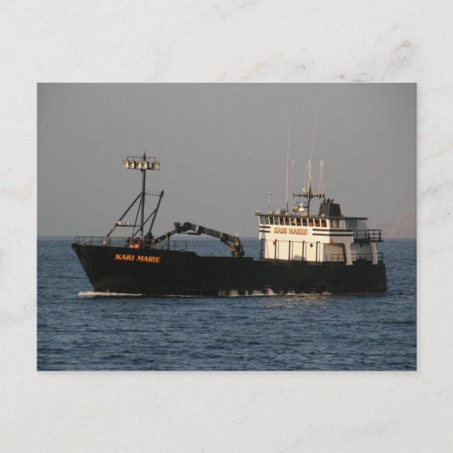 Kari Marie, Crab Boat in Dutch Harbour, AK Postcard (Front)