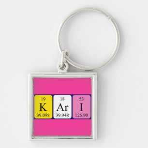 Kari periodic table name keyring