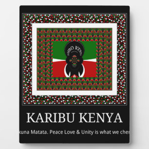 Karibu Kenya Hakuna Matata Plaque