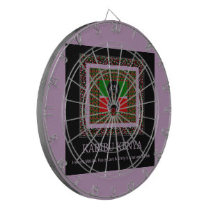 Karibu Kenya: Vibrant National Flag Colours Hakuna Dartboard