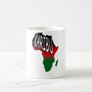 Karibu - Welcome - Swahili Coffee Mug