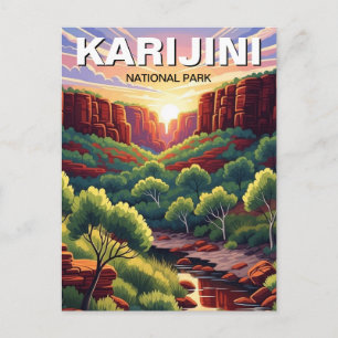 Karijini National Park Australia Postcard