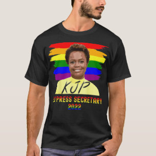 Karine Jean Pierre First Press Secretary Black Afr T-Shirt