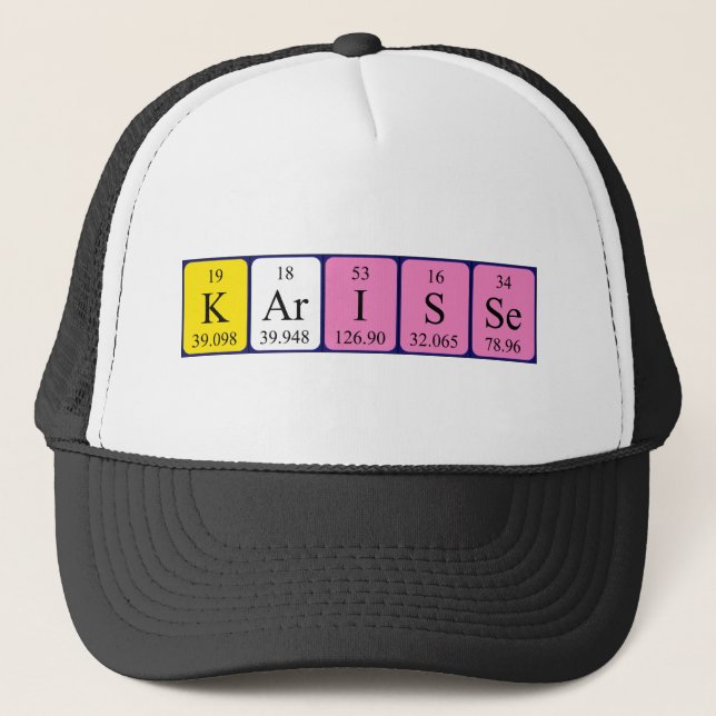 Karisse periodic table name hat (Front)