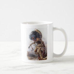 Karl Bodmer - Moennitarri Warrior doing Dog Dance Coffee Mug