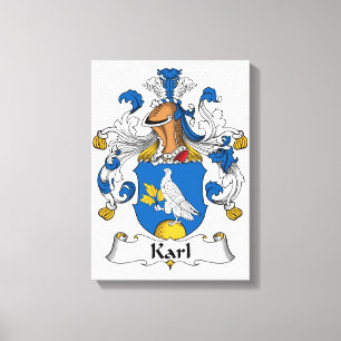 Karl Family Crest Canvas Print