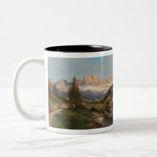 Karl Kaufmann In the Dolomites Two-Tone Coffee Mug