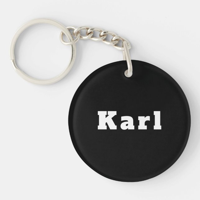 Karl Keychain (Front)