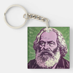 Karl Marx and Fredrich Engels the manifesto Mug Keychain