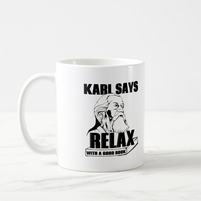 Karl Marx Coffee Mug (Left)