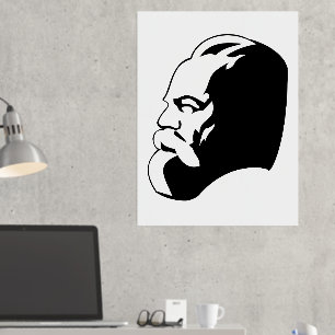 Karl Marx, Communism, Socialism, Soviet Union Foil Prints