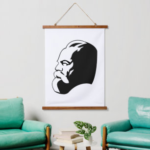Karl Marx, Communism, Socialism, Soviet Union Hanging Tapestry