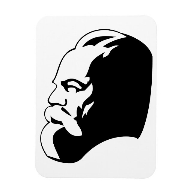 Karl Marx, Communism, Socialism, Soviet Union Magnet (Vertical)