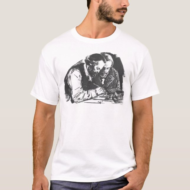Karl Marx et T-shirt de Friedrich Engels (Devant)