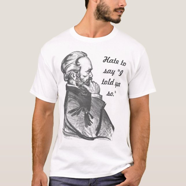 Karl Marx "j'ai dit Ya ainsi." T-shirt (Devant)