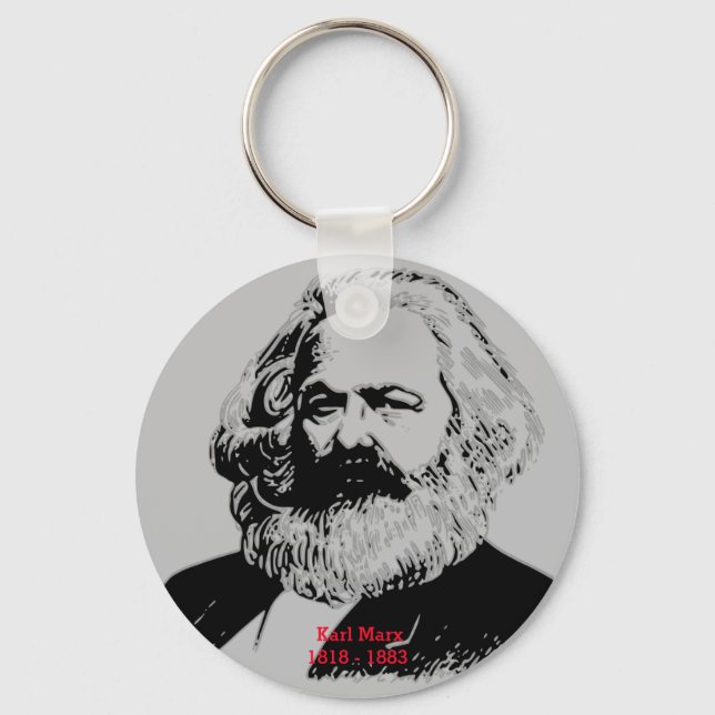 Karl Marx Keychain (Front)