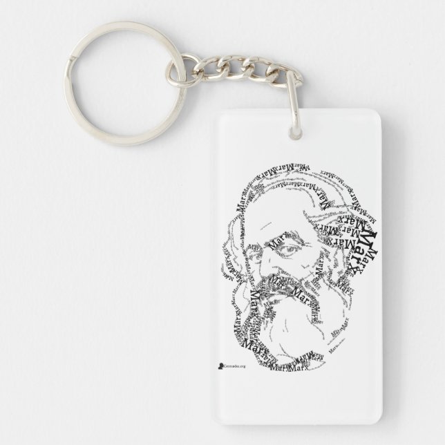 Karl Marx Keychain (Front)