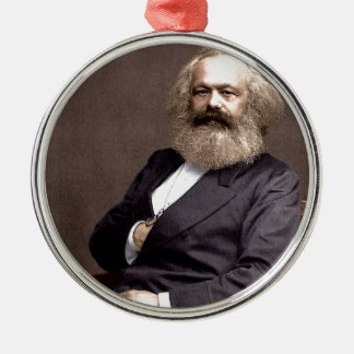 Karl Marx Metal Ornament