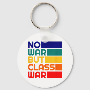 Karl Marx No War But Cl War Radical Leftist  Keychain