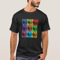 Karl Marx Pop Art, Portrait Revolutioniere, Retro