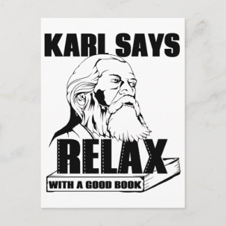 Karl Marx Postcard