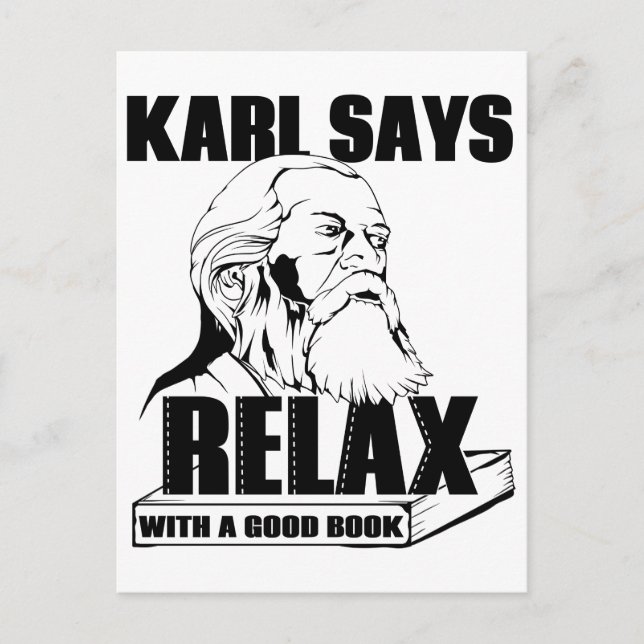 Karl Marx Postcard (Front)