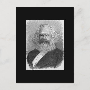 Karl Marx Postcard