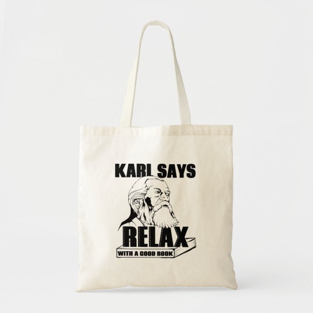 Karl Marx Tote Bag (Front)