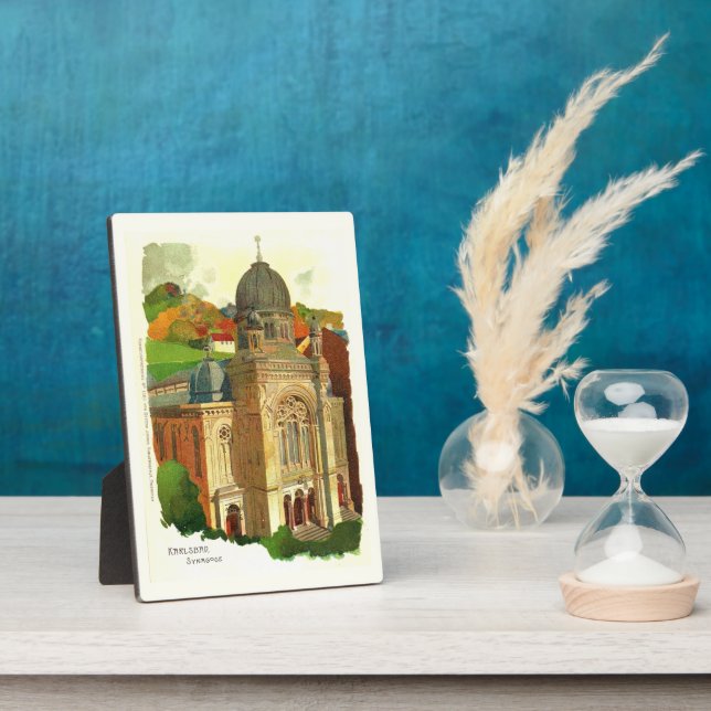 Karlovy Vary (Karlsbad) Synagogue Plaque (Side)