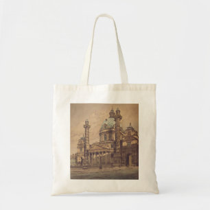 Karlskirche church in in Vienna, Austria Tote Bag