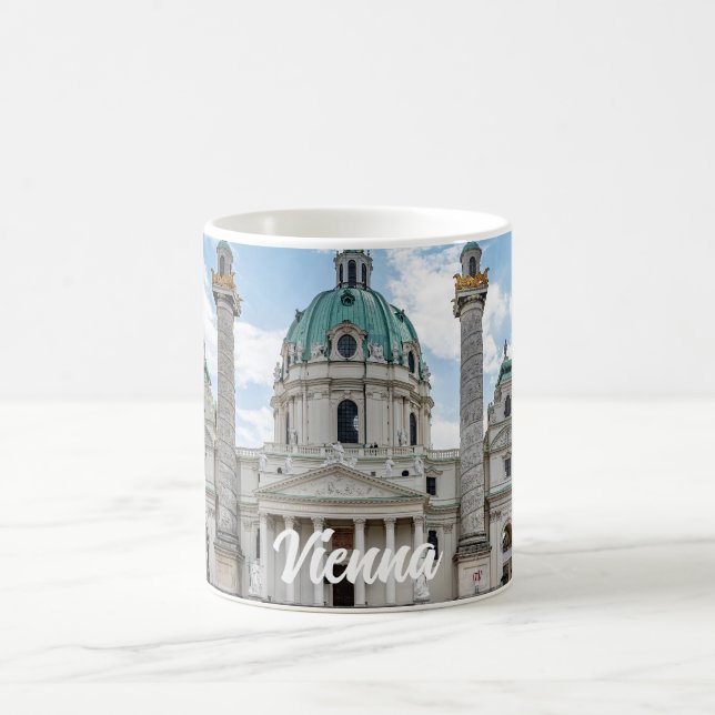 Karlskirche in Vienna, Austria Coffee Mug (Center)
