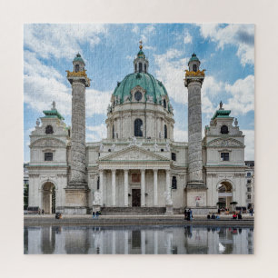 Karlskirche in Vienna, Austria Jigsaw Puzzle