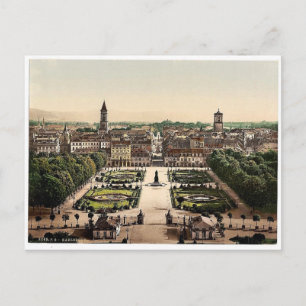 Karlsruhe, general view, Baden, Germany magnificen Postcard