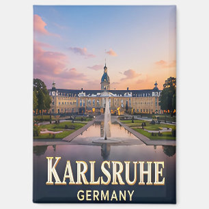 ✈️ Karlsruhe Germany Travel Gift 🏛️ Magnet
