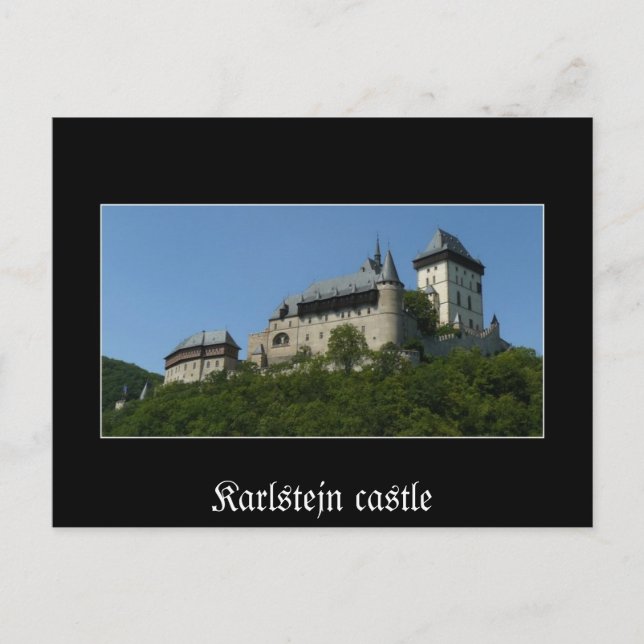 Karlstejn castle Postcard (Front)
