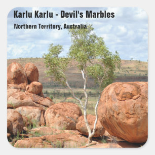 Karlu Karlu "Devil's Marbles" Square Sticker
