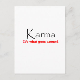 Karma 1 postcard