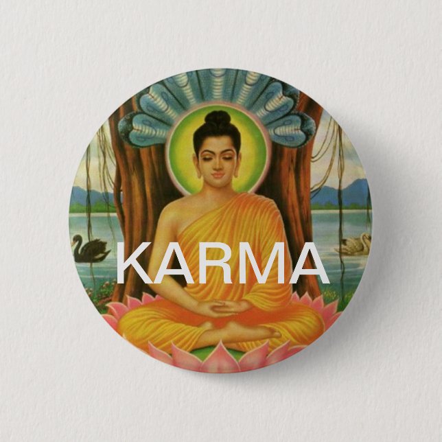 KARMA 2 INCH ROUND BUTTON (Front)