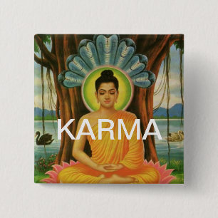 KARMA 2 INCH SQUARE BUTTON