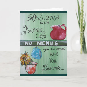 Karma Cafe Card