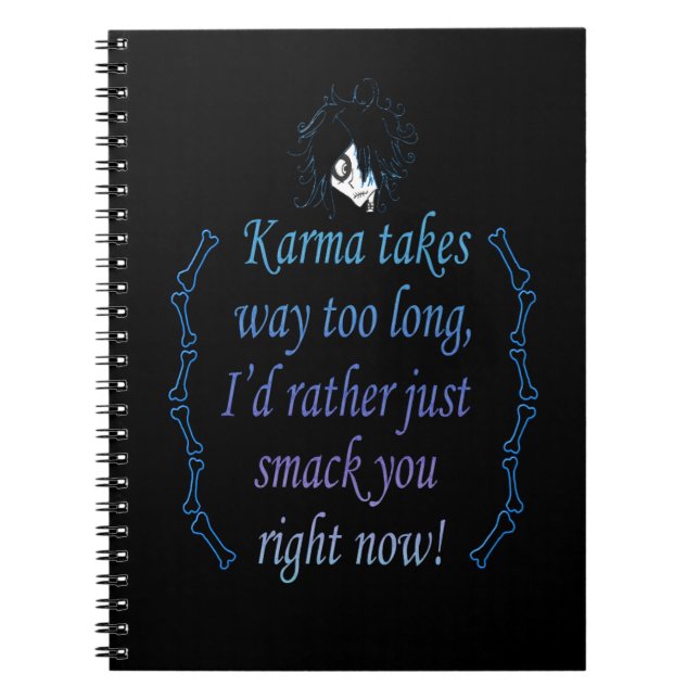 Karma (Colour) Notebook (Front)