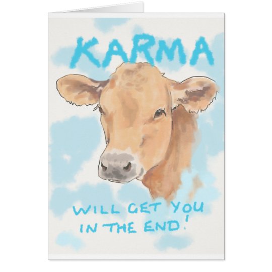 Karma Cow Card