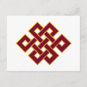 Karma ... Endless Knot or Eternal Knot Postcard
