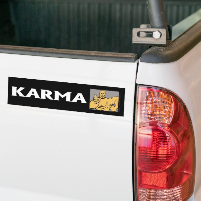 Karma Fighter 1 bumper sticker (On Truck)