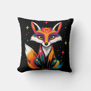 Karma Fox Throw Pillow