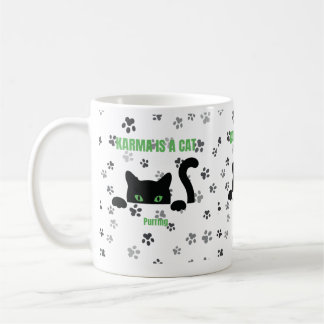Karma is a cat mug