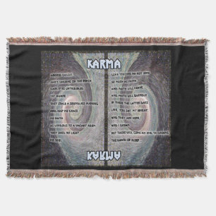 Karma Oboros Tapestry Throw